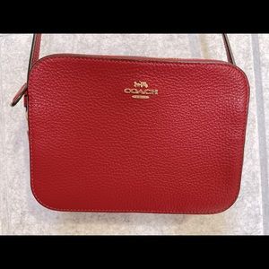 Coach red crossbody